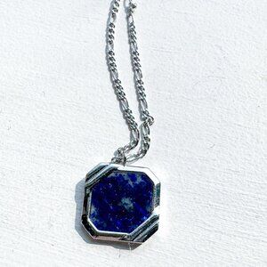 Holzkern Scalar Necklace - Lapis Lazuli/Silver
